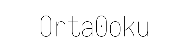 Aardvark Fixed Thin  Free Fonts Download