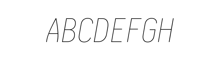 Aardvark Fixed Thin Italic  Free Fonts Download