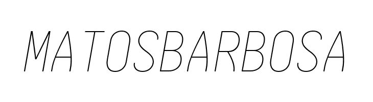 Aardvark Fixed Thin Italic  Free Fonts Download