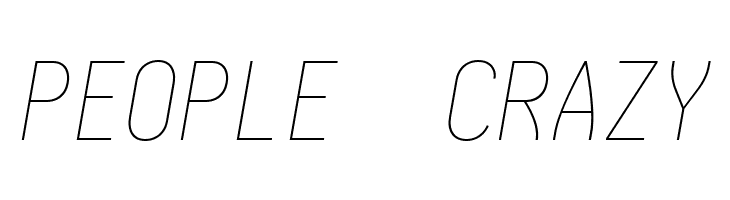 Aardvark Fixed Thin Italic  Free Fonts Download