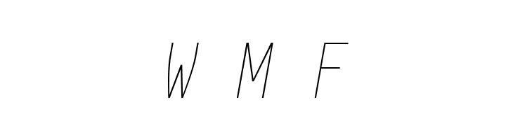 Aardvark Fixed Thin Italic  Free Fonts Download