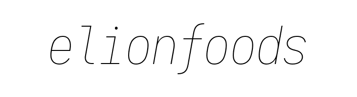 Aardvark Fixed Thin Italic  Free Fonts Download
