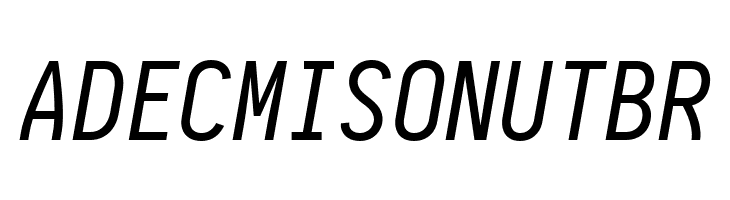 Aardvark Fixed Italic  Free Fonts Download