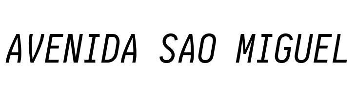 Aardvark Fixed Italic  Free Fonts Download