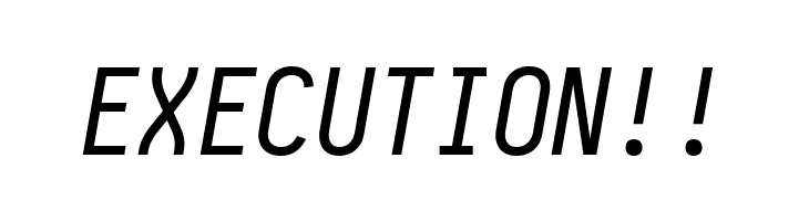 Aardvark Fixed Italic  Free Fonts Download