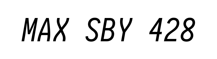 Aardvark Fixed Italic  Free Fonts Download