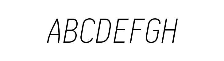 Aardvark Fixed Extralight Italic  Free Fonts Download