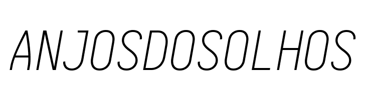 Aardvark Fixed Extralight Italic  Free Fonts Download