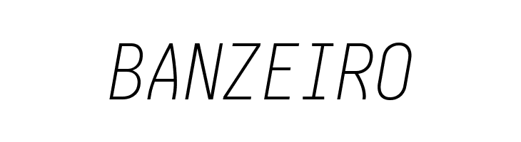 Aardvark Fixed Extralight Italic  Free Fonts Download