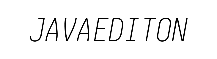 Aardvark Fixed Extralight Italic  Free Fonts Download