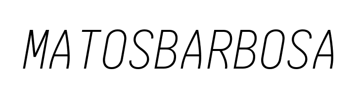 Aardvark Fixed Extralight Italic  Free Fonts Download