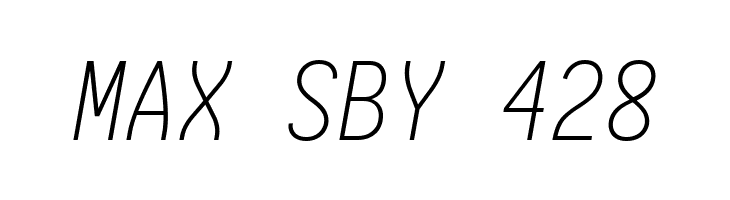 Aardvark Fixed Extralight Italic  Free Fonts Download