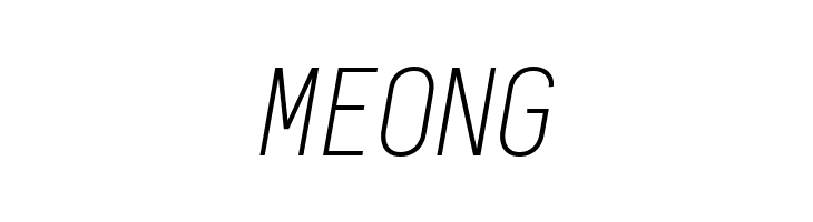 Aardvark Fixed Extralight Italic  Free Fonts Download