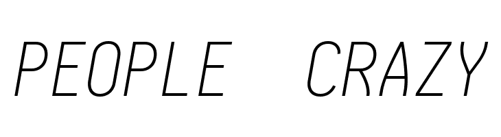 Aardvark Fixed Extralight Italic  Free Fonts Download