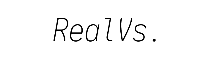 Aardvark Fixed Extralight Italic  Free Fonts Download