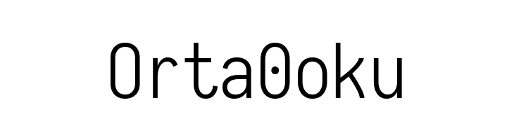 Aardvark Fixed Light  Free Fonts Download