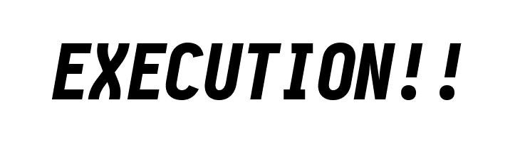 Aardvark Fixed Black Italic  Free Fonts Download