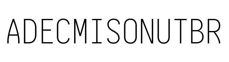 Aardvark Fixed ExtraLight  Free Fonts Download