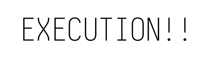 Aardvark Fixed ExtraLight  Free Fonts Download