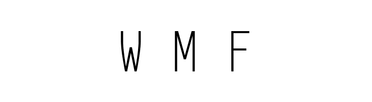 Aardvark Fixed ExtraLight  Free Fonts Download