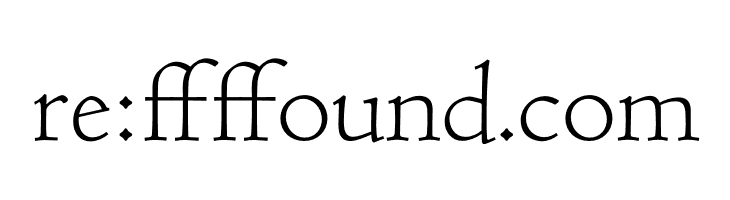 Coelacanth ExtraLight  Free Fonts Download