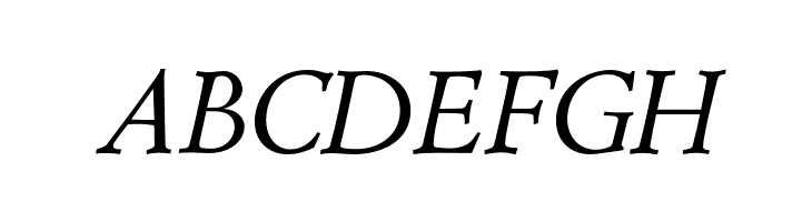Coelacanth Italic  Free Fonts Download