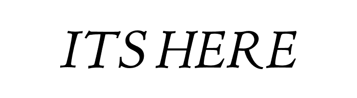 Coelacanth Italic  Free Fonts Download