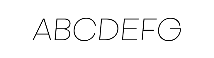 Metropolitano Thin Italic  Free Fonts Download