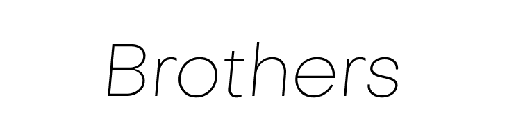 Metropolitano Thin Italic  Free Fonts Download