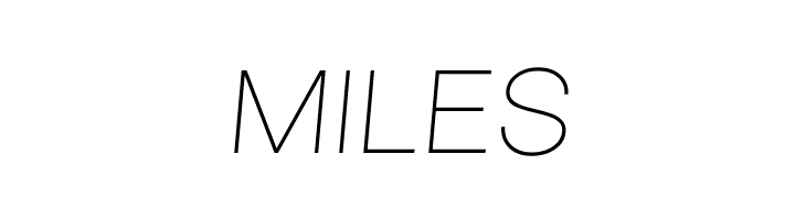 Metropolitano Thin Italic  Free Fonts Download