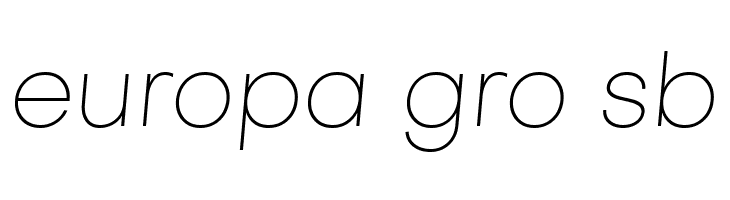 Metropolitano Thin Italic  Free Fonts Download