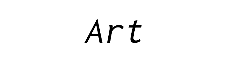 Inconsolata LGC Markup Italic  Free Fonts Download