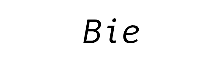 Inconsolata LGC Markup Italic  Free Fonts Download