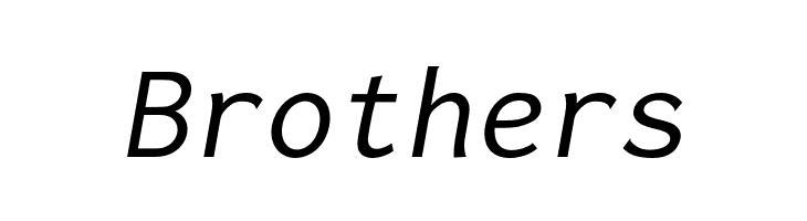 Inconsolata LGC Markup Italic  Free Fonts Download