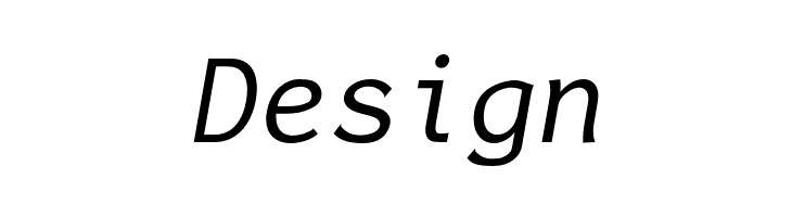 Inconsolata LGC Markup Italic  Free Fonts Download