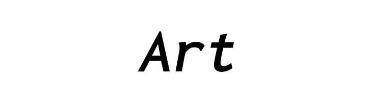 Inconsolata LGC Markup Bold Italic  Free Fonts Download