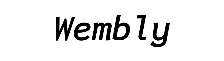 Inconsolata LGC Markup Bold Italic  Free Fonts Download