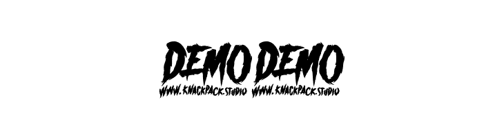 _CHAOS! DEMO  Free Fonts Download