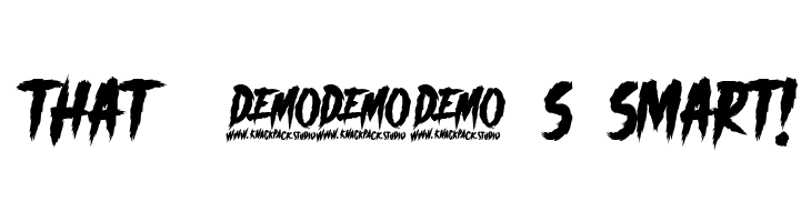 _CHAOS! DEMO  Free Fonts Download