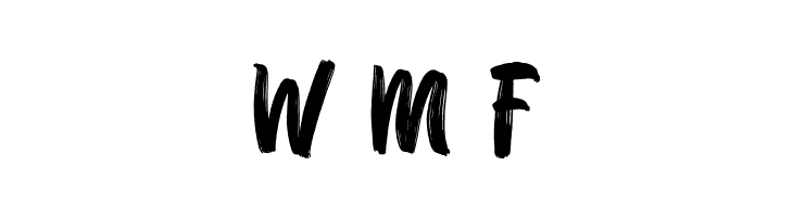 BRUSHMOSH! Demo  Free Fonts Download