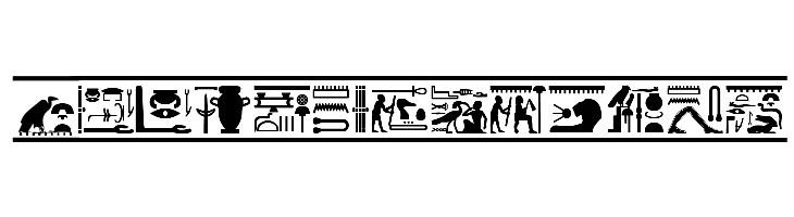FontsVectorHIEROGLYPS  Free Fonts Download
