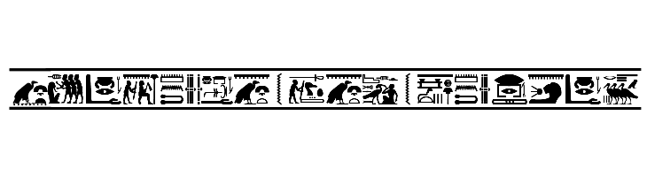 FontsVectorHIEROGLYPS  Free Fonts Download