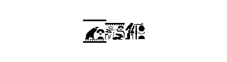 FontsVectorHIEROGLYPS  Free Fonts Download
