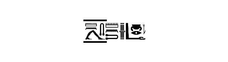 FontsVectorHIEROGLYPS  Free Fonts Download