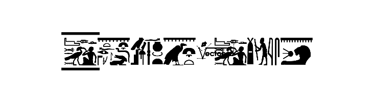 FontsVectorHIEROGLYPS  Free Fonts Download