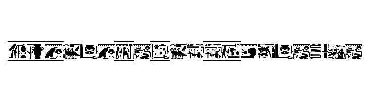 FontsVectorHIEROGLYPS  Free Fonts Download