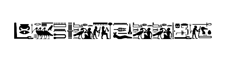 FontsVectorHIEROGLYPS  Free Fonts Download
