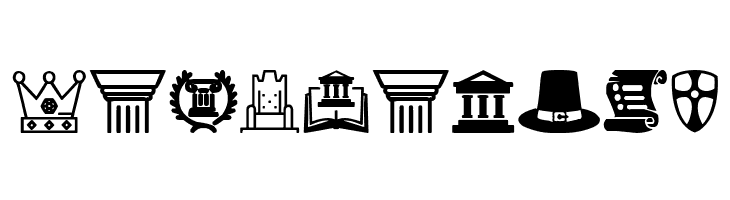 History Icons  Free Fonts Download