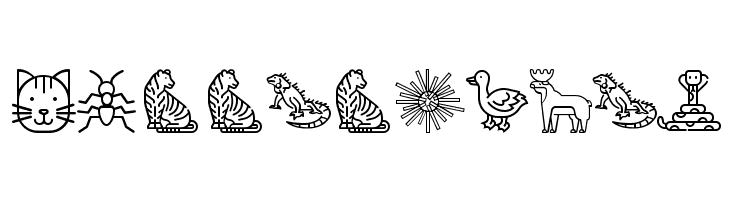 PhonicsAnimals2  Free Fonts Download