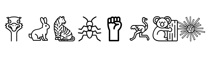 PhonicsAnimals2  Free Fonts Download